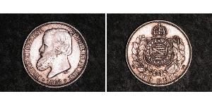 200 Reis Brasilien Silber 