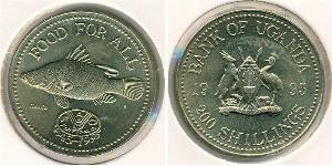 200 Shilling Ouganda Laiton 