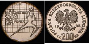 200 Zloty Polonia Argento 