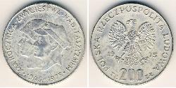 200 Zloty Volksrepublik Polen (1952-1990) Kupfer/Nickel 