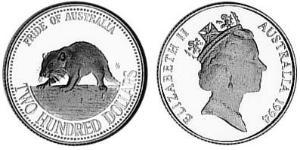 200 Долар Австралія (1939 - ) Золото Єлизавета II (1926-2022)
