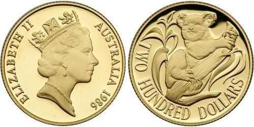 200 Долар Австралія (1939 - ) Золото Єлизавета II (1926-2022)
