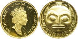 200 Доллар Канада Золото Елизавета II (1926-2022)