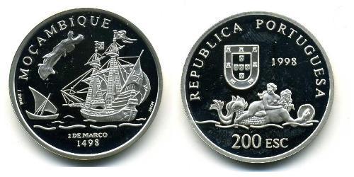200 Ескудо Португальська Республіка (1975 - ) Срібло 