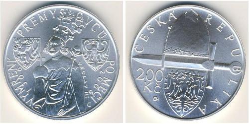 200 Крона Czech Republic (1993 - ) Серебро 