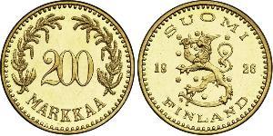 200 Марка Фінляндія (1917 - ) Золото 