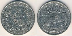 20 Ariary Madagascar (1960 - ) Níquel 