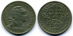 20 Avo Timor oriental (1702 - 1975) Cuivre/Nickel/Zinc 
