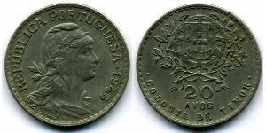 20 Avo Timor oriental (1702 - 1975) Cuivre/Zinc/Nickel 