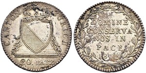 20 Batz Suiza Plata 