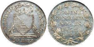 20 Batz Schweiz Silber 