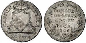 20 Batz Switzerland Silver 
