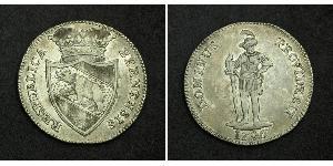 20 Batz / 1/2 Thaler Suiza Plata 