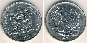20 Cent South Africa (1910 - ) Copper/Nickel 