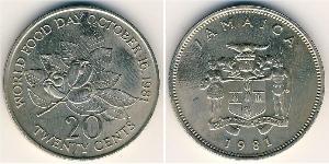 20 Cent Jamaika (1962 - ) Kupfer/Nickel 