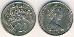20 Cent Neuseeland Kupfer/Nickel 