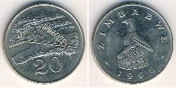 20 Cent Simbabwe (1980 - ) Kupfer/Nickel 