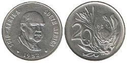 20 Cent Südafrika (1910 - ) Nickel 