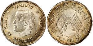 20 Cent República Popular China Plata 