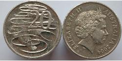 20 Cent Australia (1939 - ) Rame/Nichel Elisabetta II (1926-2022)