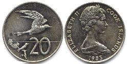 20 Cent Cook Islands (1965 - ) Rame/Nichel 
