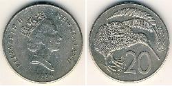 20 Cent Nuova Zelanda Rame/Nichel 