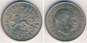 20 Cent Sierra Leone (1961 - ) Rame/Nichel 