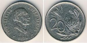 20 Cent Sudafrica (1910 - ) Rame/Nichel 