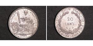 20 Cent Französisch-Indochina (1887-1954) Silber 