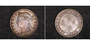20 Cent Hongkong Silber Victoria (1819 - 1901)