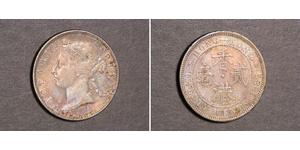 20 Cent Hongkong Silber Victoria (1819 - 1901)