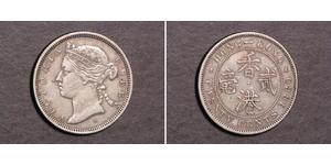 20 Cent Hongkong Silber Victoria (1819 - 1901)
