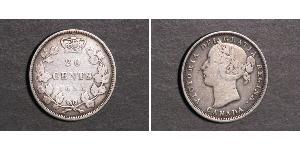 20 Cent Kanada Silber Victoria (1819 - 1901)