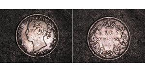 20 Cent Kanada Silber Victoria (1819 - 1901)