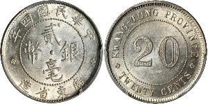 20 Cent Volksrepublik China Silber 