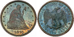 20 Cent Vereinigten Staaten von Amerika (1776 - ) Silber/Kupfer 