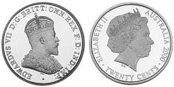 20 Cent Australia (1939 - ) Silver Elizabeth II (1926-2022)