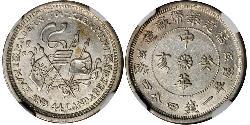 20 Cent China Silver 