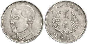 20 Cent China Silver 