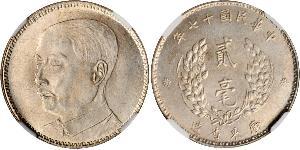 20 Cent China Silver 