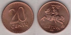 20 Cent Litauen (1991 - )  