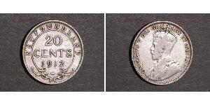 20 Cent 紐芬蘭與拉布拉多 銀 乔治五世  (1865-1936)