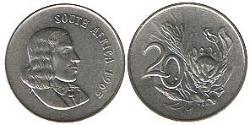 20 Cent 南非 (1910 - ) 镍 