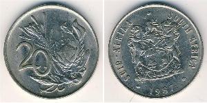 20 Cent 南非 (1910 - ) 镍 