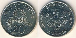 20 Cent 新加坡 銅/镍 