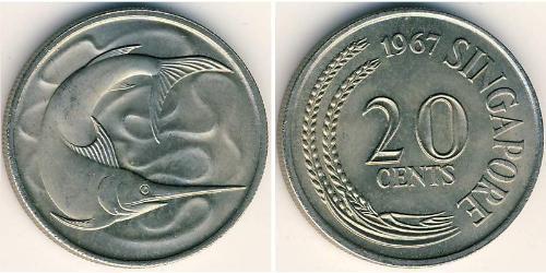 20 Cent 新加坡 銅/镍 