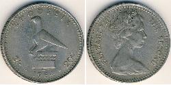 20 Cent / 2 Shilling Southern Rhodesia (1923-1980) Kupfer/Nickel Elizabeth II (1926-2022)