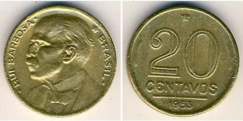 20 Centavo Brasil Aluminio/Bronce 