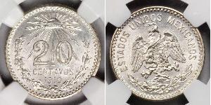 20 Centavo Mexique (1867 - ) Argent 