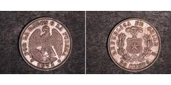 20 Centavo Cile Argento 